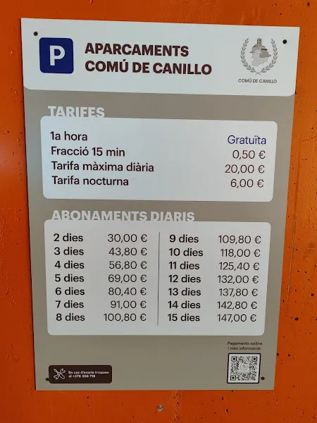 Aparcament Prat del Riu - Canillo